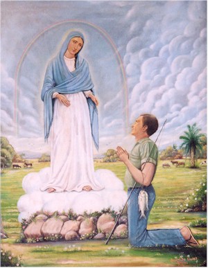 Aparición de la Virgen a Bernando en Cuapa 